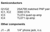 Parts List